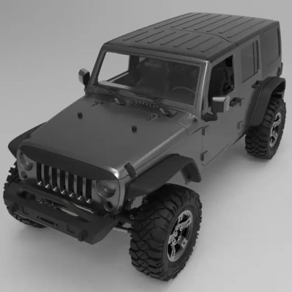 CAPO CUB2 1/18 Electric RC Car Simulation Metal 4WD Off-road Climbing Car Model KIT