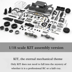 Capo CUB1 RC Crawler Truck 1:18 4WD Electric RC Simulation Off-Road Vehicle Pickup Truck Model with Differential Lock KIT