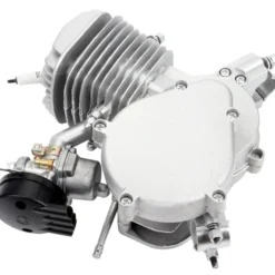 80CC Mini 2-Stroke CNC Single-Cylinder Pull-Start Gasolin Internal Combustione Engine for Beach Motorcycle Modification/Bicycle Assist