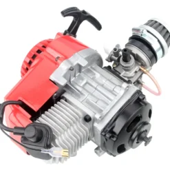 80CC Mini 2-Stroke CNC Single-Cylinder Pull-Start Gasolin Internal Combustione Engine for Beach Motorcycle Modification/Bicycle Assist