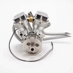 CISON FG-VT9 9cc V2 Engine V-Twin Dual Cylinder 4-Stroke Air-Cooled Gasoline Engine Motorcycle RC Engine Model