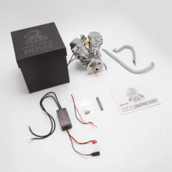 CISON FG-VT9 9cc V2 Engine V-Twin Dual Cylinder 4-Stroke Air-Cooled Gasoline Engine Motorcycle RC Engine Model