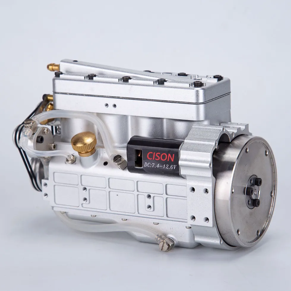 CISON FL4-175 17.5cc Flathead Inline 4 cylinder 4 Stroke Water-Cooled Gasoline Engine Model For RC Model Car Ship Airplane