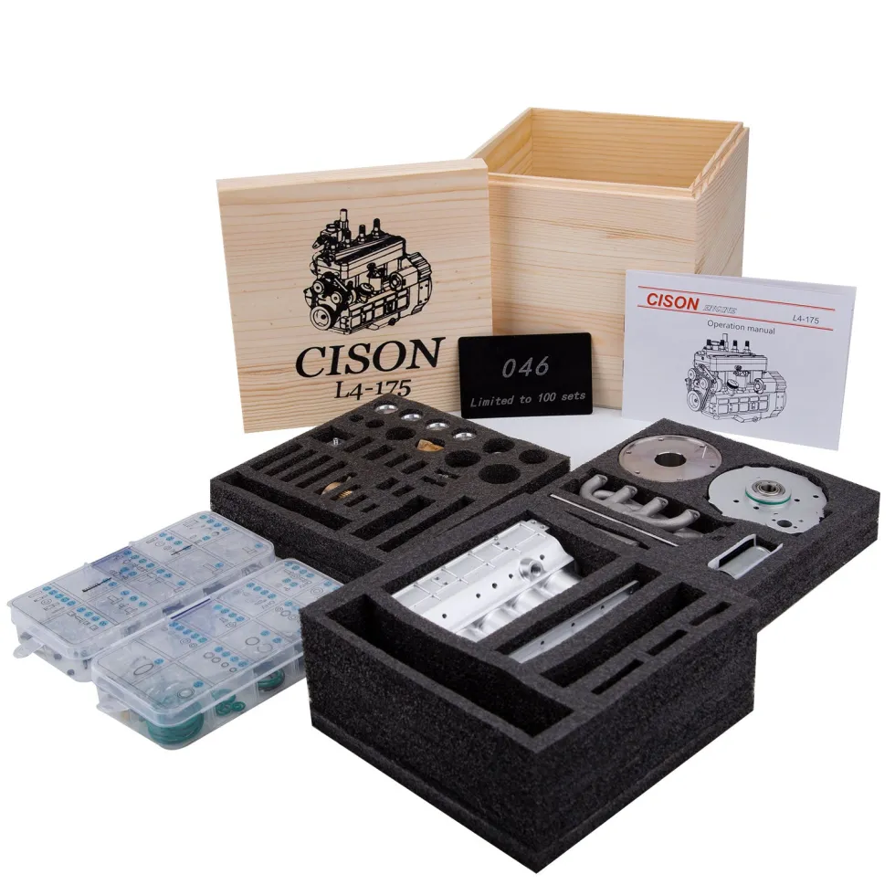 CISON FL4-175 17.5cc Flathead Inline 4 cylinder 4 Stroke Water-Cooled Gasoline Engine Model For RC Model Car Ship Airplane