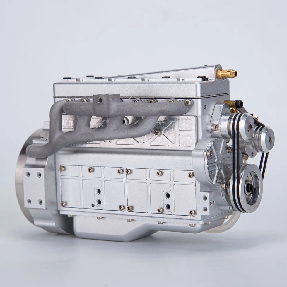 CISON FL4-175 17.5cc Flathead Inline 4 cylinder 4 Stroke Water-Cooled Gasoline Engine Model For RC Model Car Ship Airplane