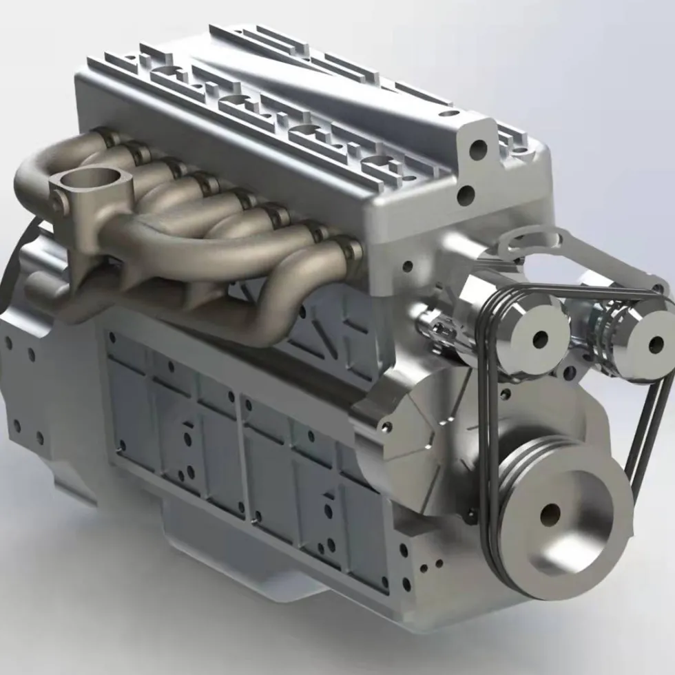 CISON FL4-175 17.5cc Flathead Inline 4 cylinder 4 Stroke Water-Cooled Gasoline Engine Model For RC Model Car Ship Airplane