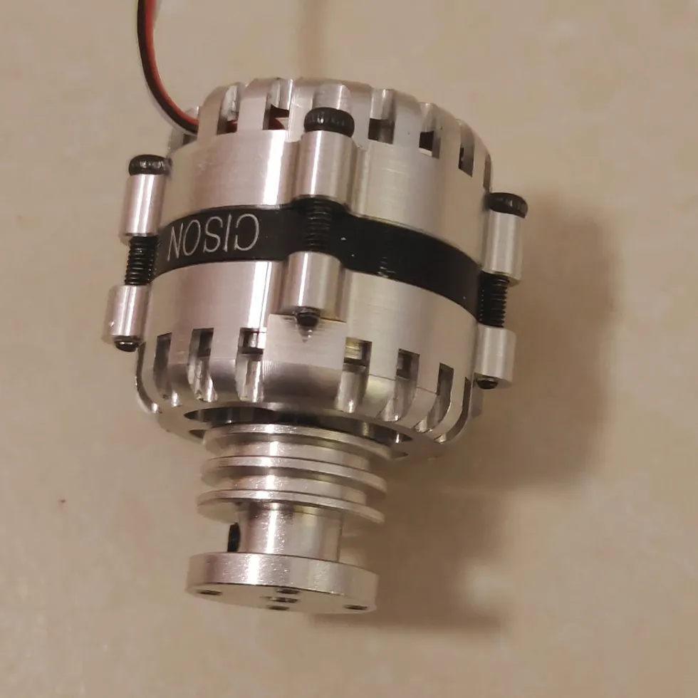 CISON Mini DC Generator + Rectifier + Fixed Bracket DIY Modification Accessory Set for CISON Four Cylinder Engine Models