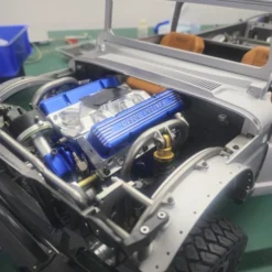 CISON V8 Engine Pro Small-block 44CC 1/6 Scale Water-Cooled 4-Stroke 8-Cylinder Gasoline Engine Internal Combustion V8 Engine Model Kit that Works