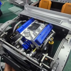 CISON V8 Engine Pro Small-block 44CC 1/6 Scale Water-Cooled 4-Stroke 8-Cylinder Gasoline Engine Internal Combustion V8 Engine Model Kit that Works