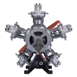 5 Cylinder Radial Engine Model Kit that Works - Build Your Own Radial Engine - TECHING 1: 6 Full Metal Radial Engine Model Kit 230+Pcs