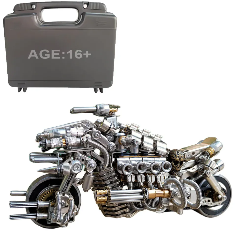 Desperate Pursuit Motorcycle 3D DIY Metal Assembly Model Creative Ornament