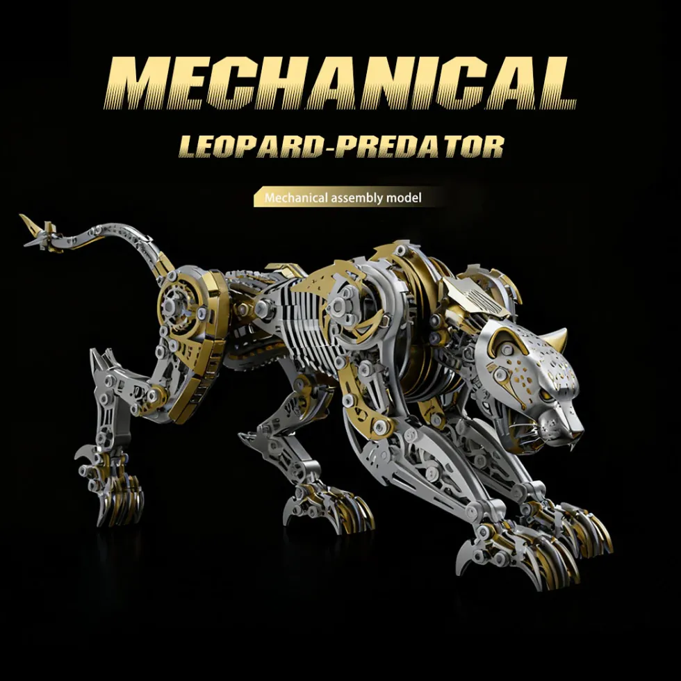 3D Full-Metal Mechanical Leopard Model Kit