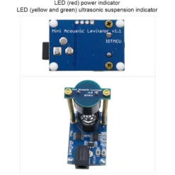 DIY Acoustic Levitation Electronics Makes Learning Kits for Science and Small Experimental Standing Waves