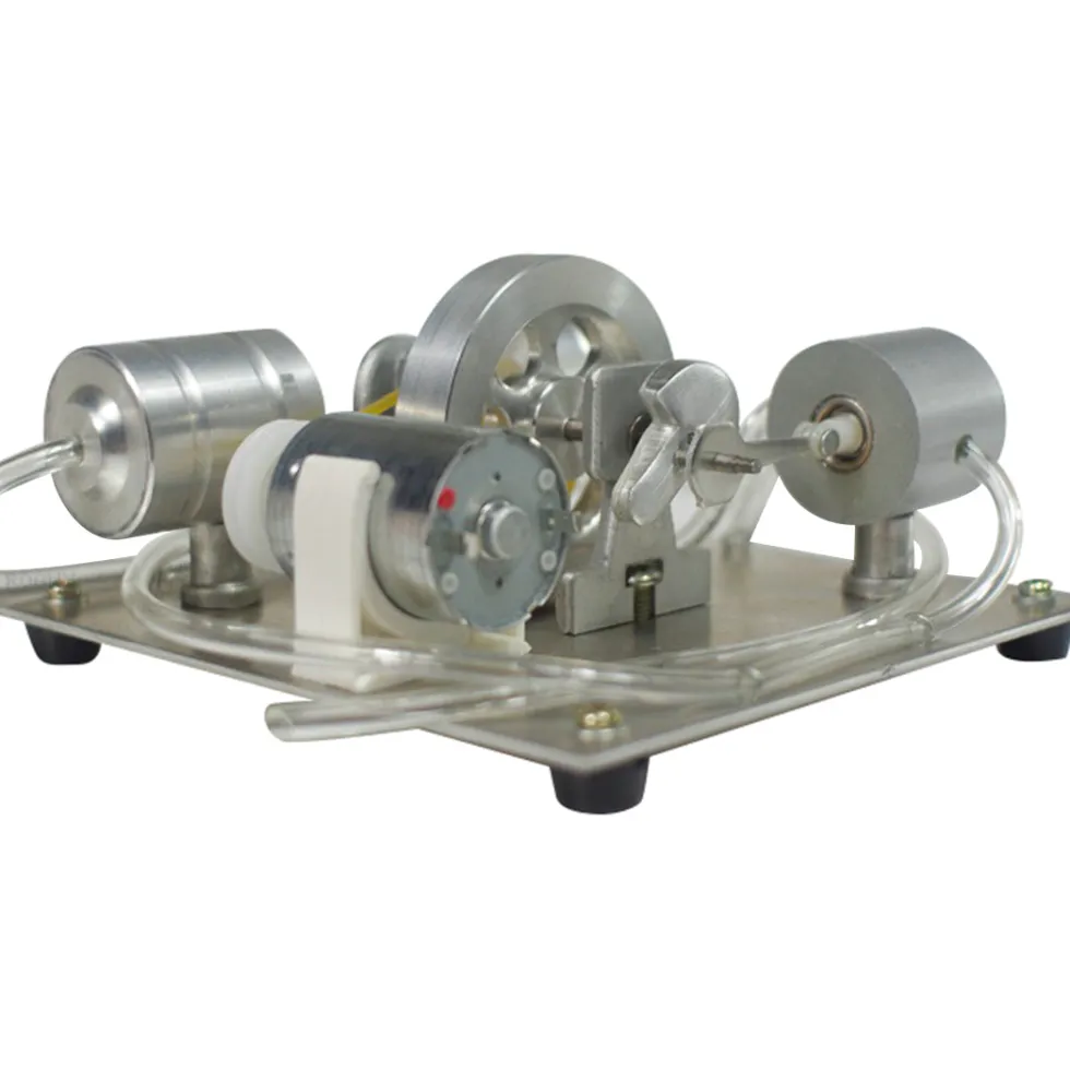 DIY Assembly Steam Engine Kit Model Science Experiment with Electric Generator