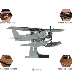 3D Metal Aircraft Model Kit, Collectible Desktop Display for Aviation Lovers-81PCS