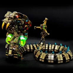 3D Metal DIY Mechanical Cobra Snake Model Realistic Mechanical Kit Creative Gift 1000PCS+