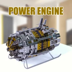 3D Metal Engine Assembly Model Kit for Science Education Lovers