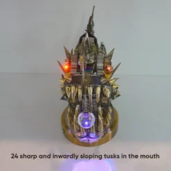 3D Metal Lantern Fish DIY Steampunk Assembly Anglefish Model Colorful Lamp Creative Trendy Toy -700PCS