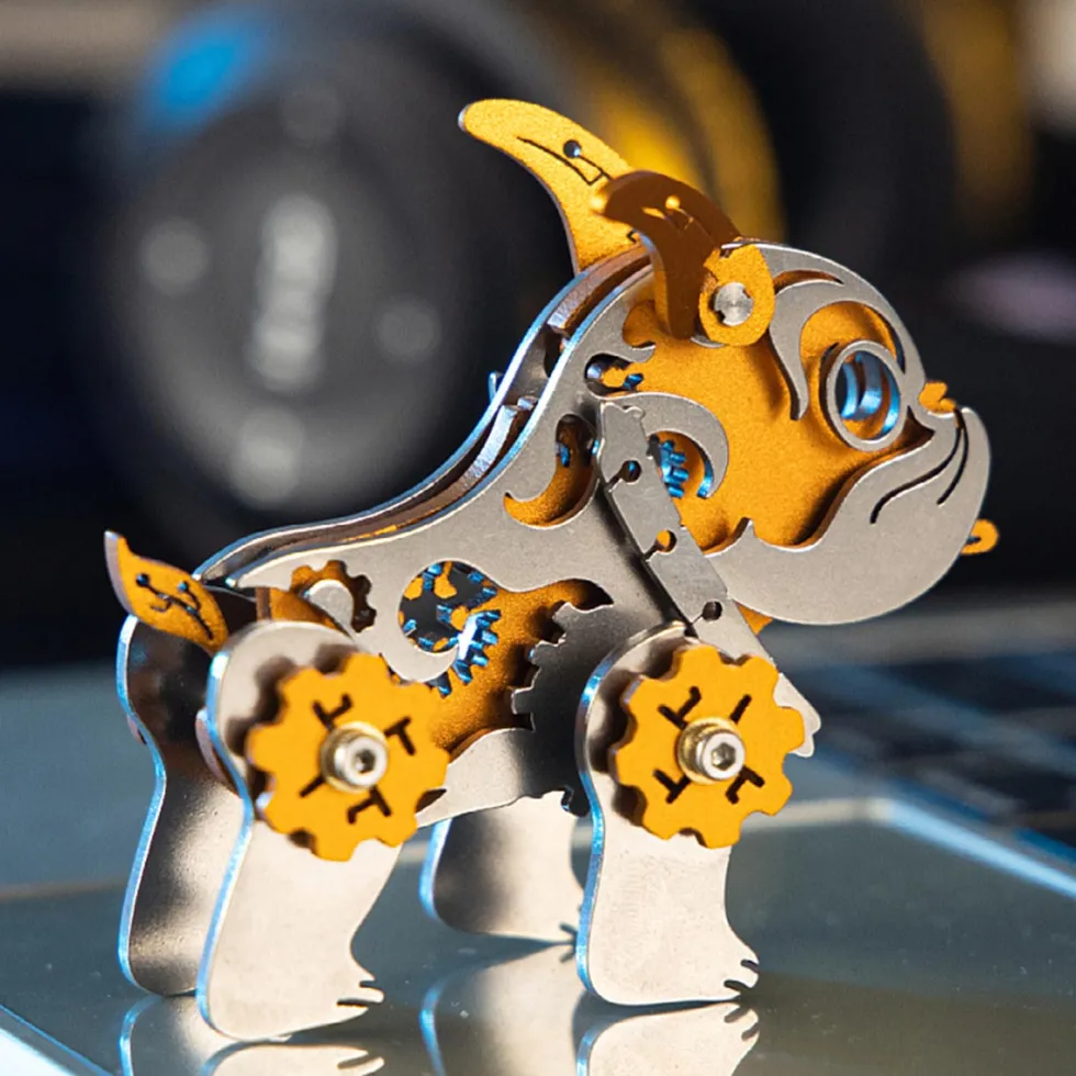 3D Metal Mechanical Bulldog Assembly Model Kit