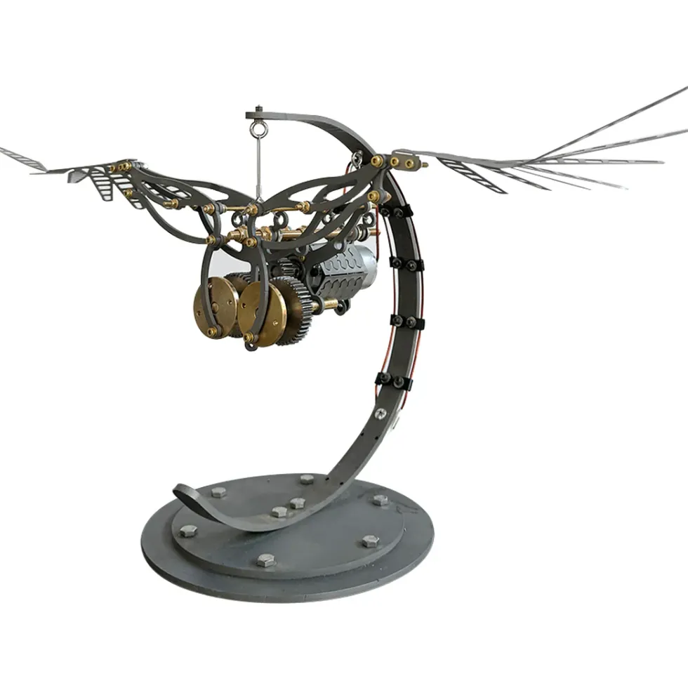 3D Metal Mechanical Flying Bird Model for Kids, Teens, and Adults