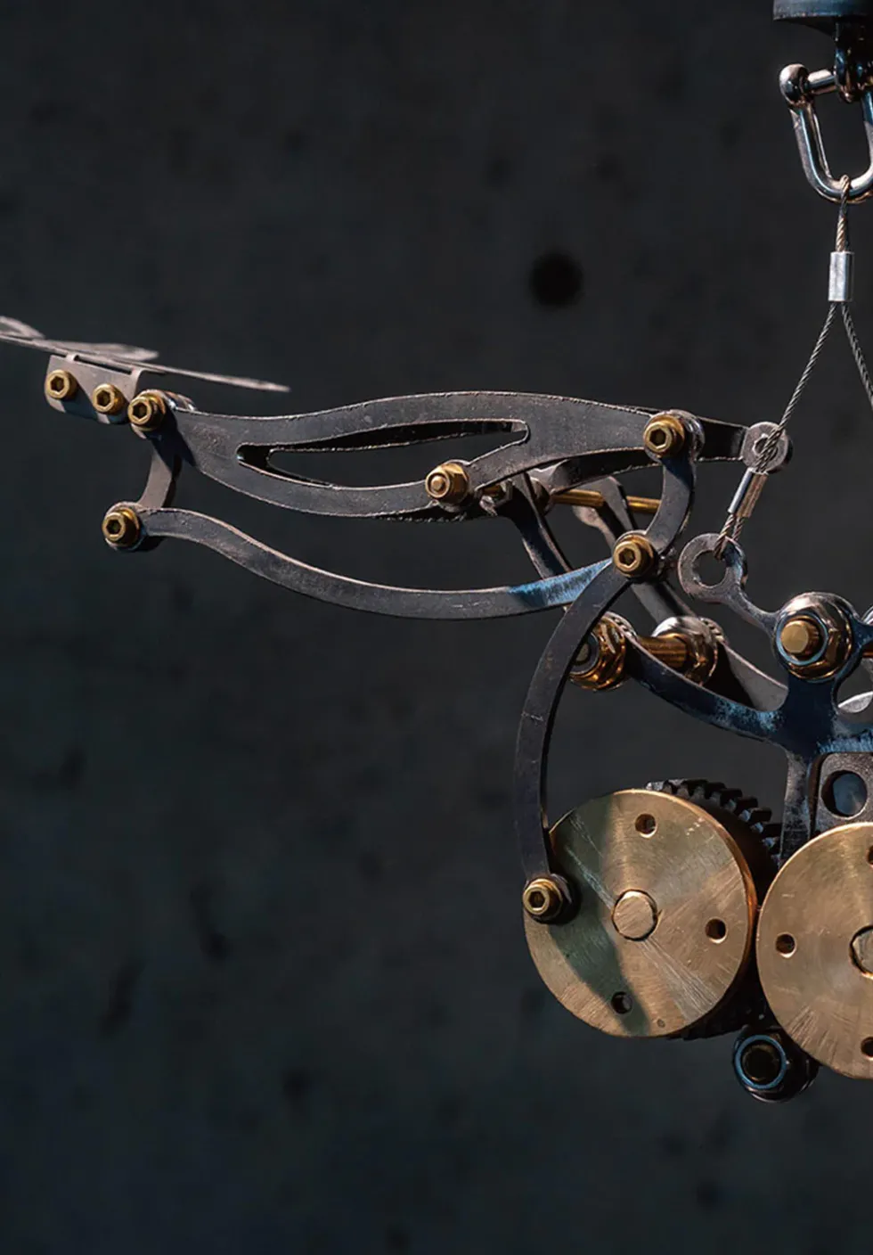 3D Metal Mechanical Flying Bird Model for Kids, Teens, and Adults