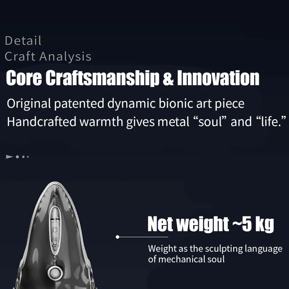 3D Metal Mechanical Humpback Whale Model Kit– DIY Marine Creature Assembly Puzzle Toy