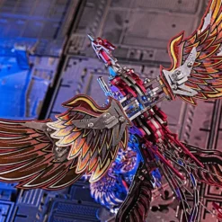 3D Metal Mechanical Phoenix Assembly Model Kit with Mechanical Transmission