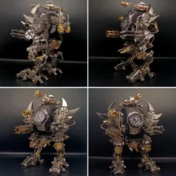 3D Metal Mechanical Puzzle Magnetic Mecha DIY Assembly Model Kit for Kids, Teens, and Adults