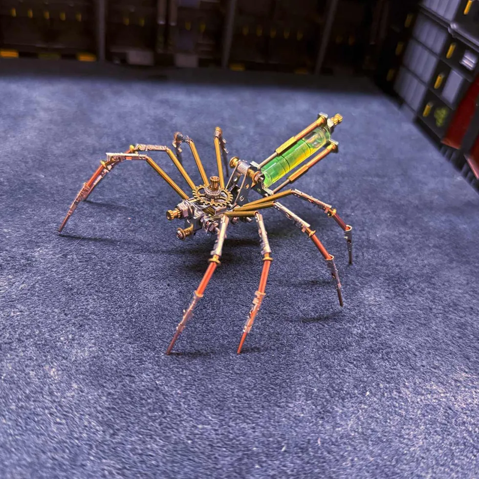 3D Metal Mechanical Spider Assembly Model Kit