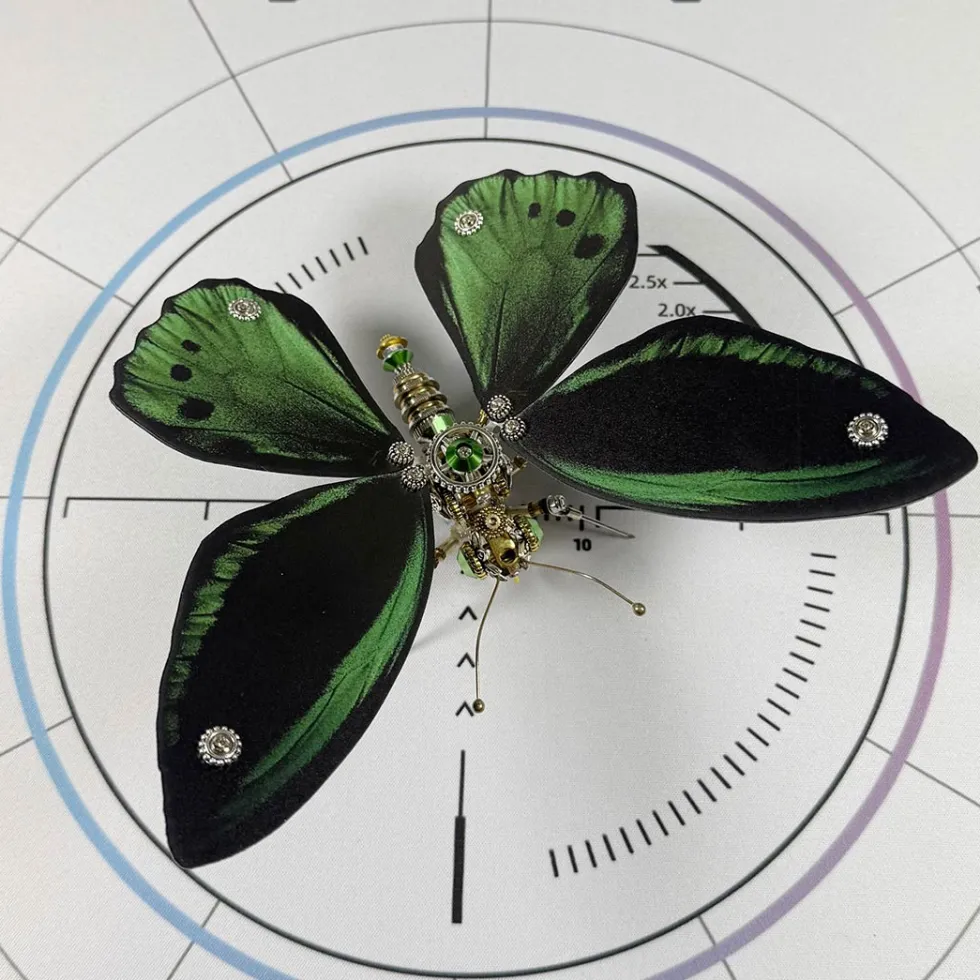 3D Metal Mechanical Steampunk Butterfly Model Kit