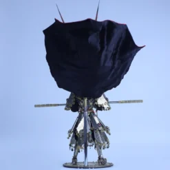 3D Metal Monkey King Sun Wukong Mecha Model Kit, DIY Assembly Collectible Figure with Cloak and Staff, Articulated Desktop Display for Adults (2600+PCS)