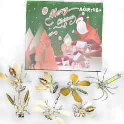 3D Metal Puzzle DIY Mini Steampunk Small Insects Metal Assembly Model Christmas Kit Sets