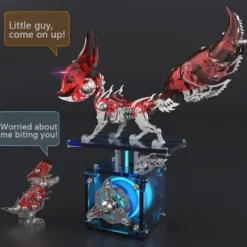 3D Metal Puzzle Mechanical Fox DIY Model Assembly Creative Toy Set