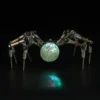 3D Metal Spider Model DIY Kits with 2CM Glowing Crystal Ball -270PCS+