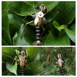 3D Metal Steampunk Craft Puzzle Mechanical Insect Model DIY Assembly Animal Jigsaw Puzzle Kit - Make Your Own Advent Calendar - Creative Gift-650PCS+
