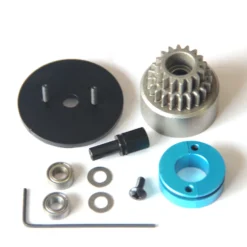 Double Gears Clutch Assembly RC Model Ship Upgrade Part for TOYAN FS-L200 Double-cylinder 4-stroke Methanol Engine Model