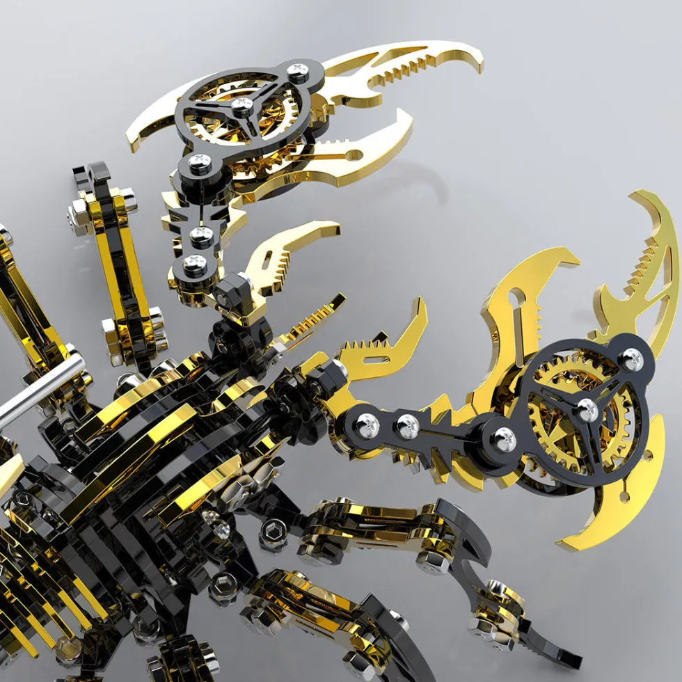 3D Puzzle DIY Model Kit Detachable Jigsaw Scorpion Metal Games