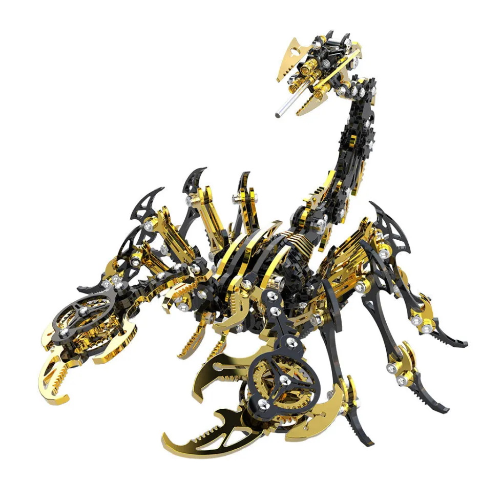 3D Puzzle DIY Model Kit Detachable Jigsaw Scorpion Metal Games