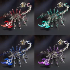3D Puzzle DIY Model Kit Jigsaw Metal Scorpion King Mechanical Assembly Crafts-200PCS+