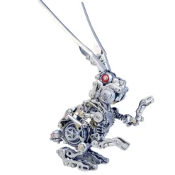 3D Puzzle DIY Model Kit Jigsaw Metal Punk Mechanical Rabbit Model Mechanical Assembly Crafts-500PCS
