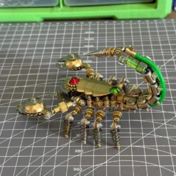 3D Steampunk Metal Mechanical War Scorpion Model Kit - 450PCS+