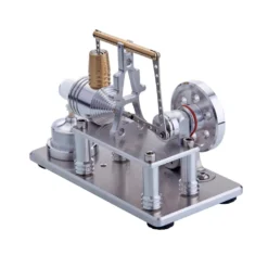 ENJOMOR Balance Hot Air Stirling Engine Electric Generator Model with LED Light - STEM Toy