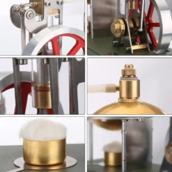 ENJOMOR DIY Hero's Steam Engine Kit with Boiler