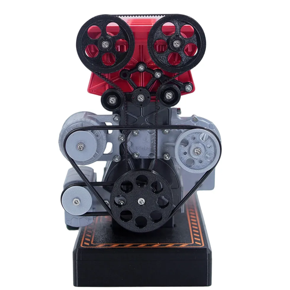 ENJOMOR 3D Printed Inline Four-Cylinder Engine Model Kit that Works - Build Your Own Engine