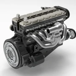 ENJOMOR GS-L6 1/5 Scale 28CC Inline 6-Cylinder DOHC 4-Stroke Water-Cooled Gasoline IC Engine Model