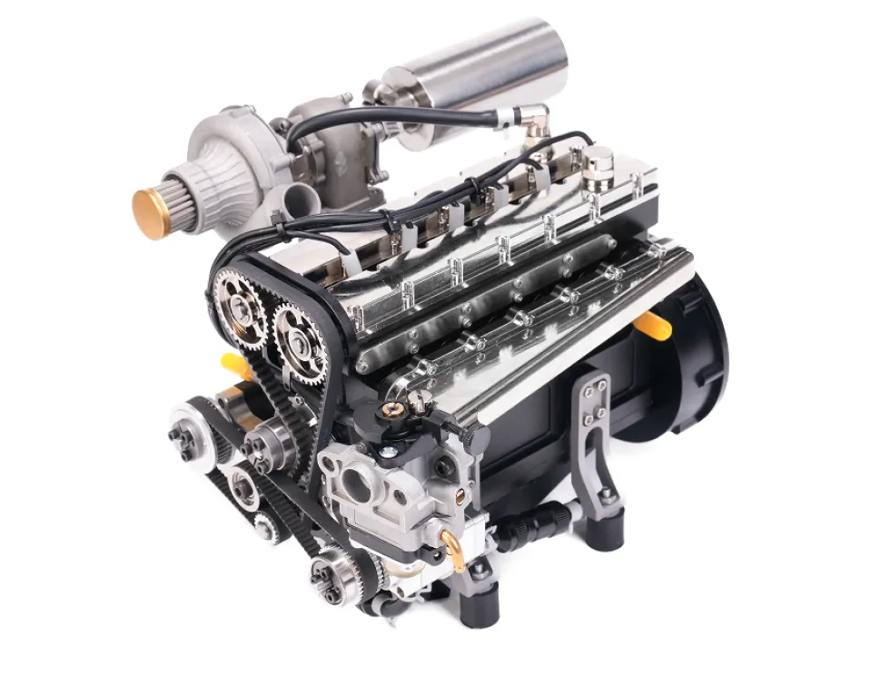 ENJOMOR GS-L6 1/5 Scale 28CC Inline 6-Cylinder DOHC 4-Stroke Water-Cooled Gasoline IC Engine Model