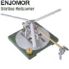 ENJOMOR Stirling Helicopter Model Kit Gamma Hot Air Stirling Engine Model DIY Assembly Model STEM Educational Toy