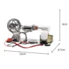 ENJOMOR γ-Type Hot Air Stirling Engine Model Kit STEM Educational Toy- Enginediy