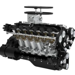 ENJOMOR V12 Engine GS-V12 72CC DOHC 4-Stroke 12-Cylinder 48-Valve Water-Cooled Electric Start Gasoline Engine Model - V12 Engine Model That Works