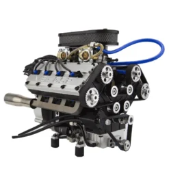 ENJOMOR V8 GS-V8 78CC DOHC Gasoline V8 Engine Model That Works with Starter Kit